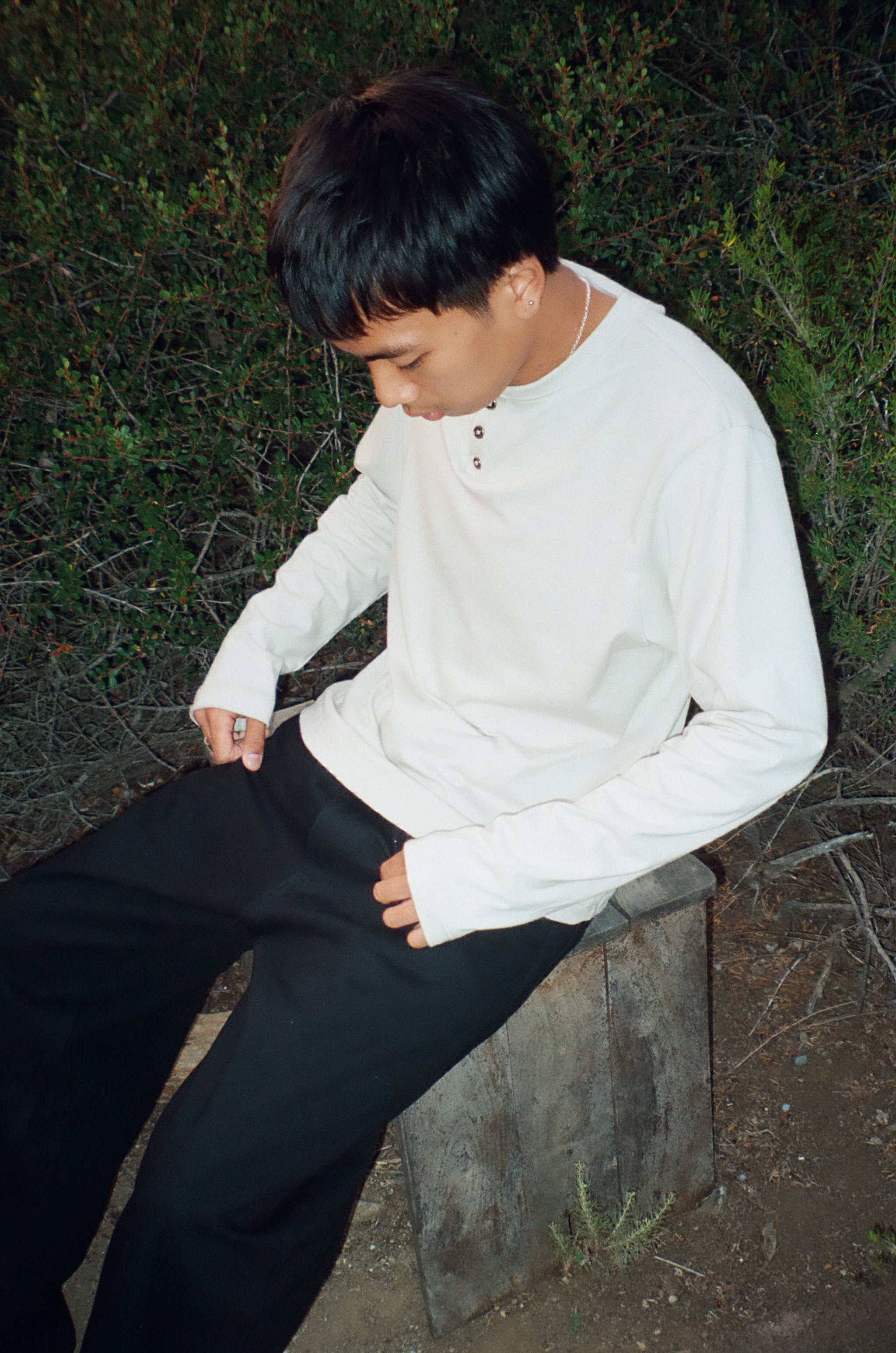 Cream Henley